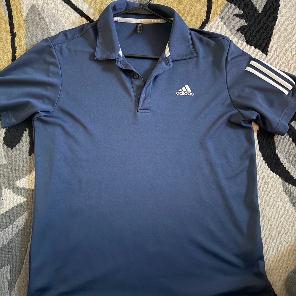 Adidas Men's Navy Polo Shirt